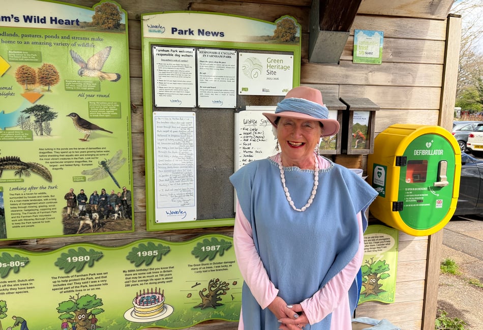 Farnham Park inspires Gilly to pen poetic tribute