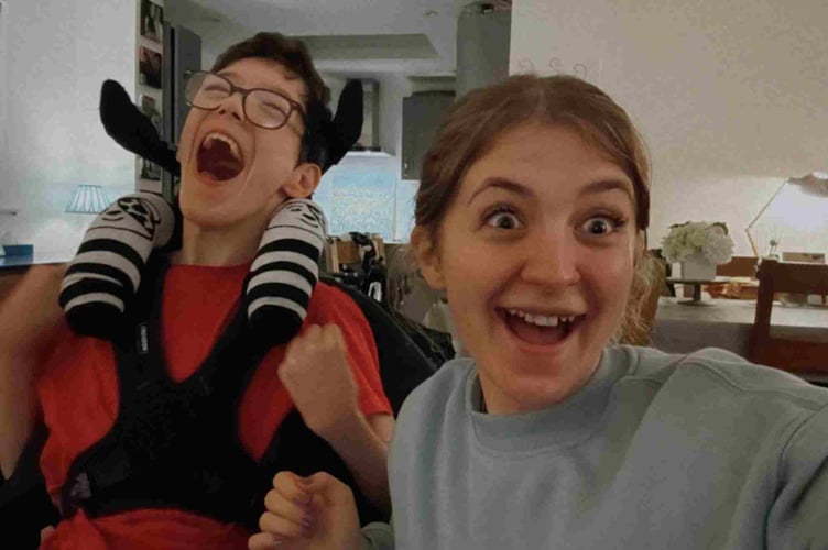 Sydney-Rose Hanson and Asher Jones