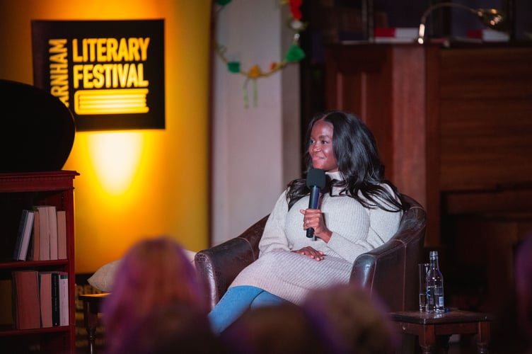 Oti Mabuse in conversation with Karien Kemp photos by Seamus Flanagan  