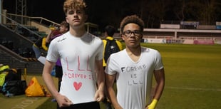 Stabbing victim Luis Guembes honoured at testimonial match