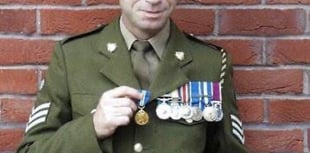 Veteran campaigns for mental health awareness benches