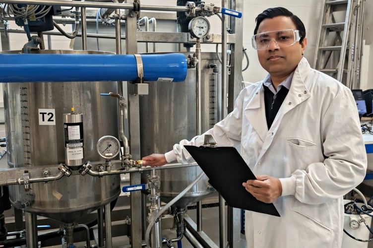 Dr Siddharth Gadkari, lecturer in chemical process engineering at the University of Surrey