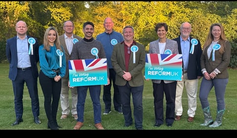 Reform UK calls for £3.5bn debt write-off in West Surrey campaign