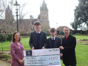 Students clock up miles and £5,000 for disability charity