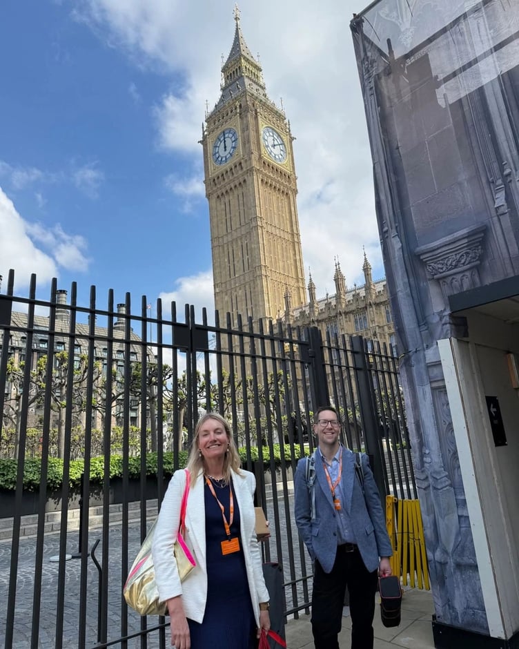 Visit Exmoor visiting the House of Commons for a 'Flavours from Exmoor' showcase.