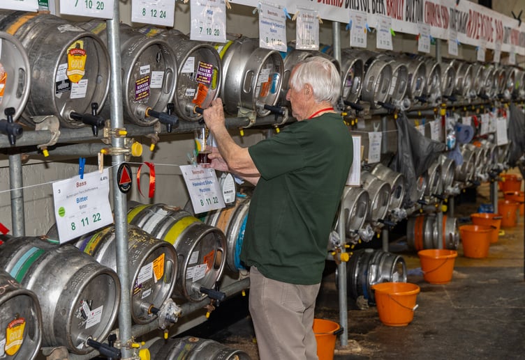 A huge selection of ales, stouts, porters and lagers were available at Farnham Beerex 2026.