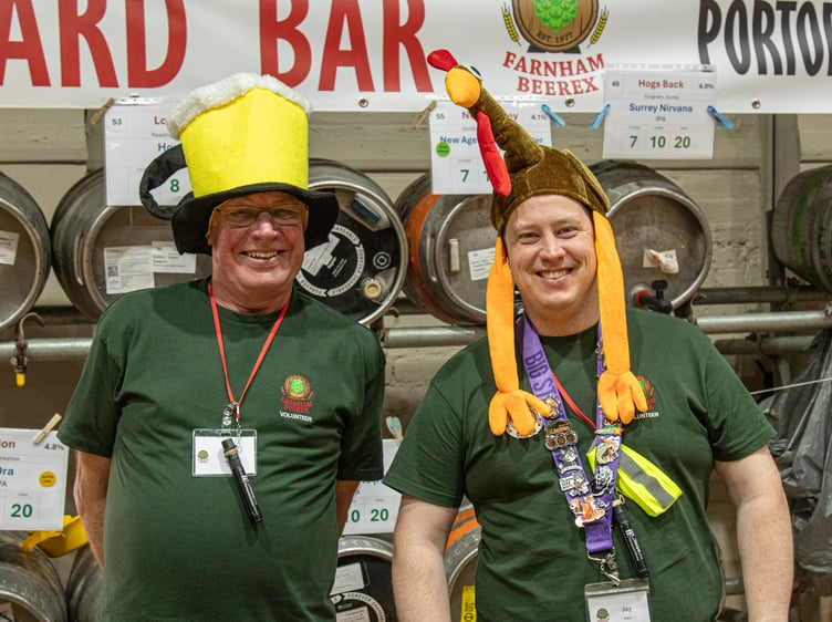 More nifty headwear at Farnham Beerex 2026.