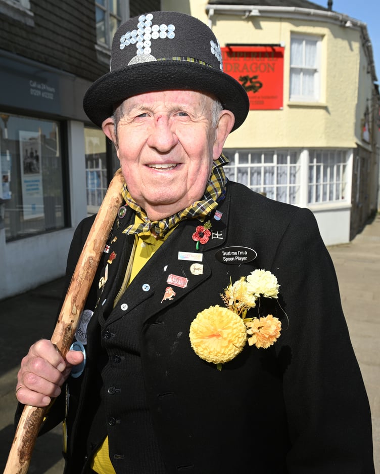 A Morris Dancer ready to show off his talent at Trevithick Day 2026 (Picture: Adrian Jasper)