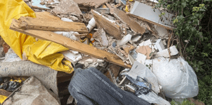 Outrage as toxic asbestos dumped near town