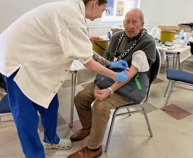 District council chairman takes prostate cancer blood test
