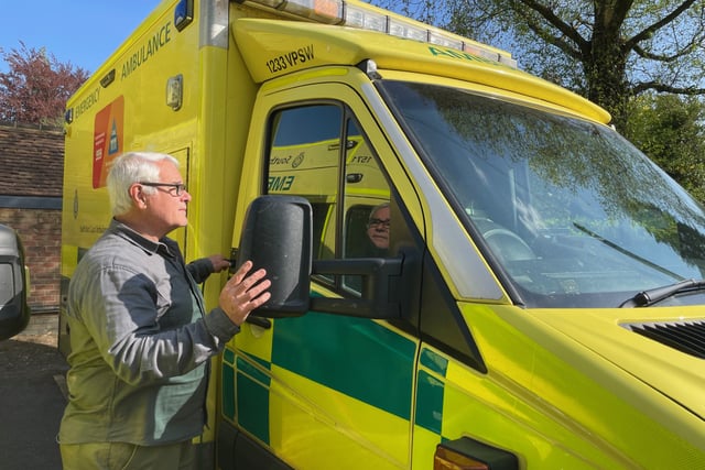 Haslemere man, 70, drives life-saving ambulance to Ukraine front line