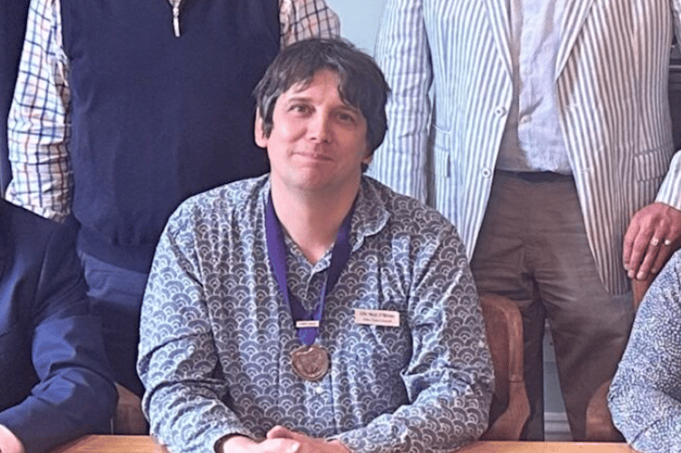 Cllr Nick O'Brien, Alton Town Council, Alton Town Hall, May 2025.