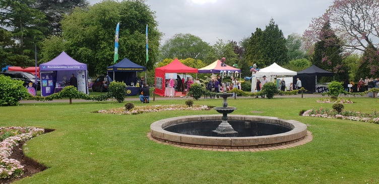 Wellington Park provided a perfect backdrop for the annual spring fair on Sunday.