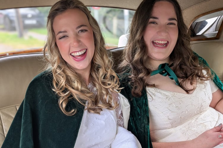 Oakhangar May Queens Poppy Myers and Alice Roper.