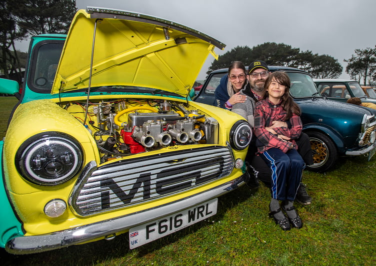Steve, Isabel and Morgan Crocker. (Picture: Paul Williams)