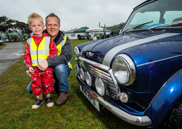 Ross Side with son James. (Picture: Paul Williams)