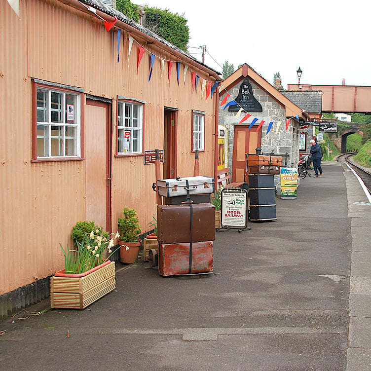 Evoking a bygone era, a scene on Watchet Station during the weekend steam gala on the West Somerset Railway. PHOTO: George Ody.
