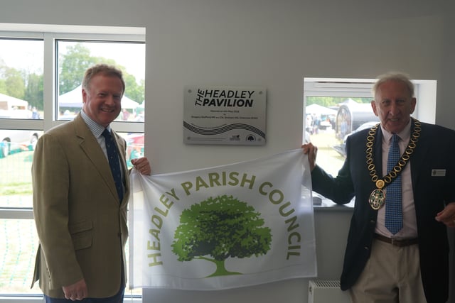 Headley celebrates £1.5m pavilion victory