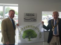 Headley celebrates £1.5m pavilion victory