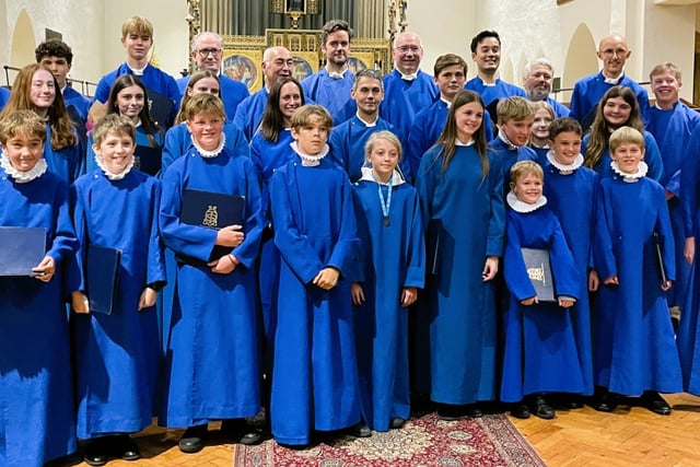 St Thomas choir on Evensong tour