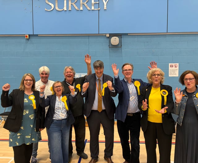 Lib Dems win control of new West Surrey Council in landmark poll