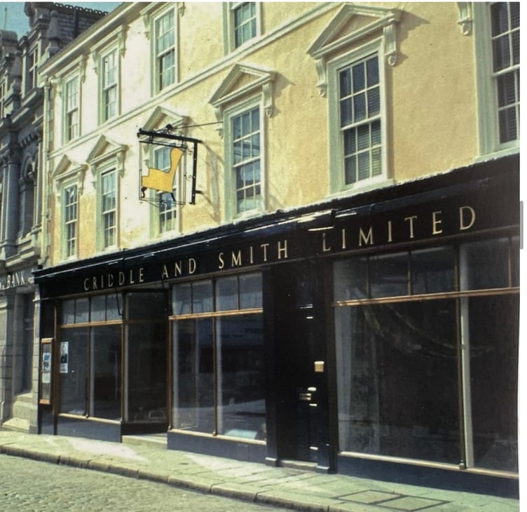 Criddle & Smith, 15-16 King Street, Truro in the 1960s