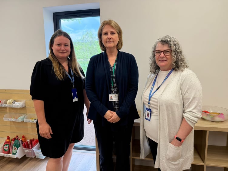 Left to right: Roxana Gregory (GCC), Mel Davis (Executive Head of Federation), Anita McKelvey (GCC)