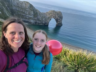 Eva completes 30-mile trek for dad’s cancer charity appeal
