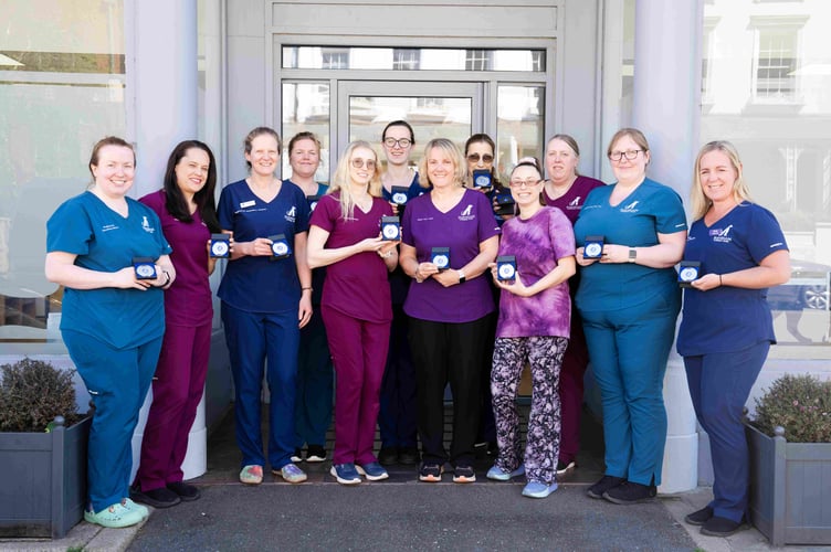 Farnham Veterinary Hospital staff.