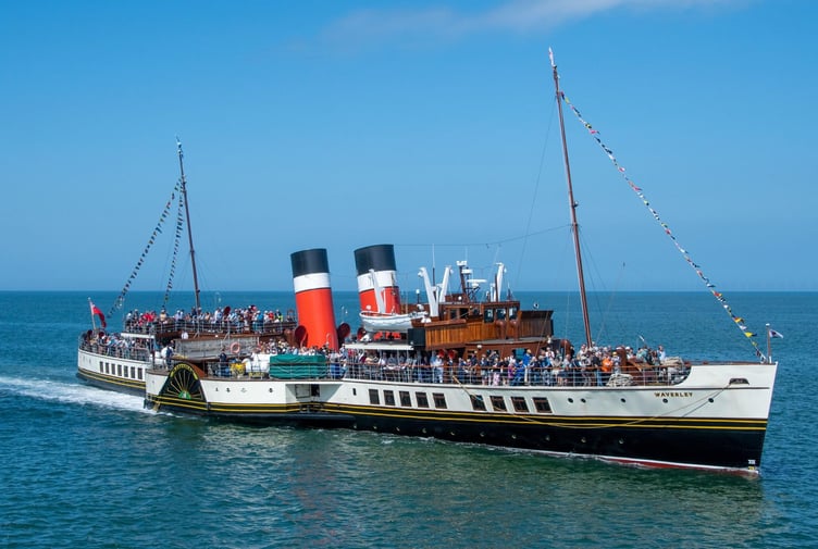 Waverley is due to provide cruises off the Cornish coast over the bank holiday weekend.