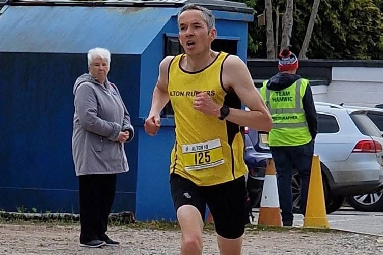 Alton Runner Steve Drysdale sealed an age group podium spot
