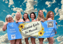 Brave ladies bare nearly all for charity