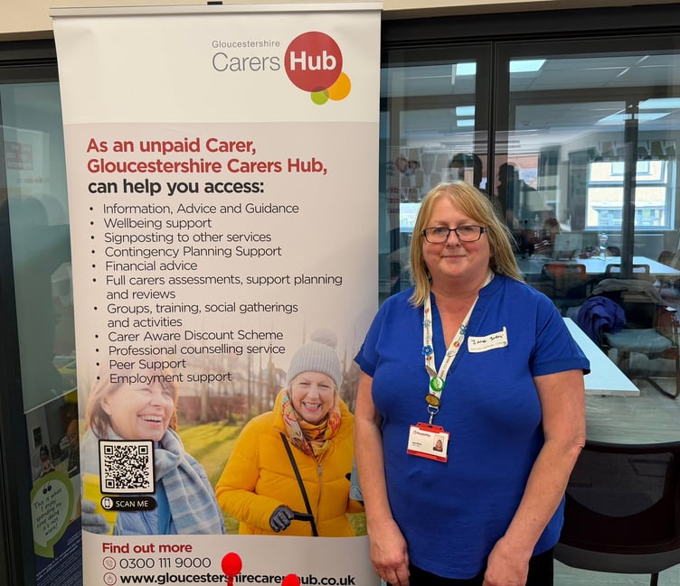 Jane Burns, Community Facilitator for Gloucestershire Carers Hub