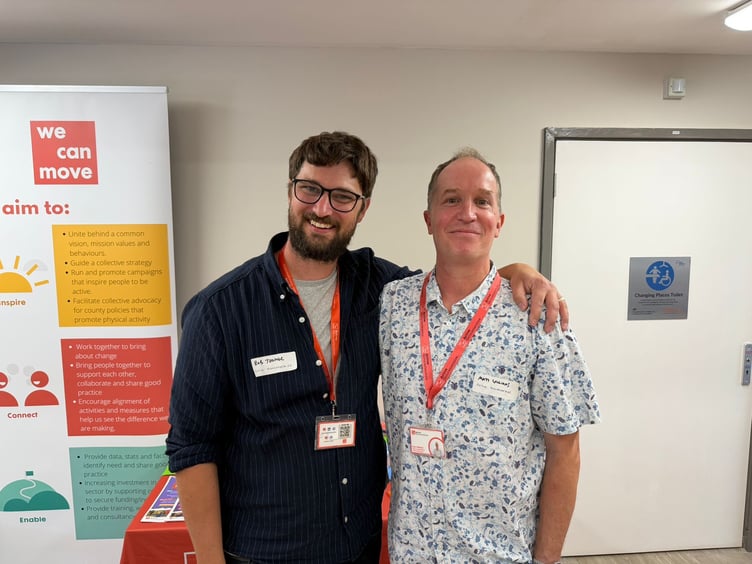 Left to right: Rob Toomer and Mark Williams Senior Project Officers with Active Gloucestershire