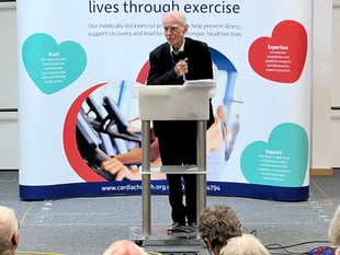Founder giving final talk after 50 years with Cardiac Health