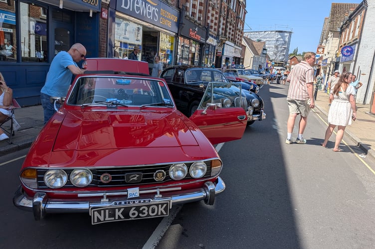 Classic cars Petersfield Spring festival