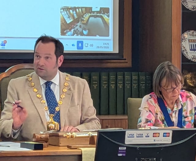 Everybody's talking about Jamie as Petersfield gets new mayor