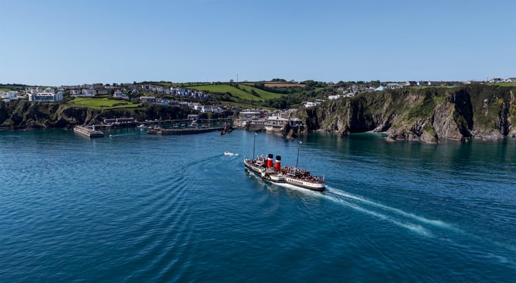 Waverley heading into Mevagissey on the coast south of St Austell. (Picture: Paul Williams)