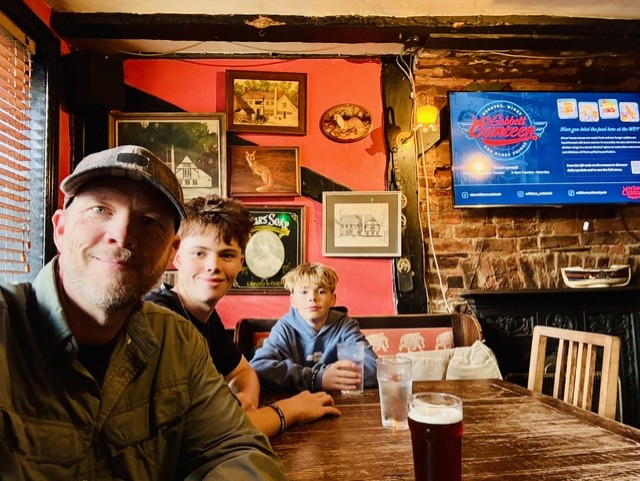 Cobbett's ancestors take a sip at the William Cobbett pub