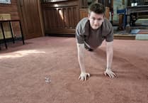 3,000 push-ups for charity