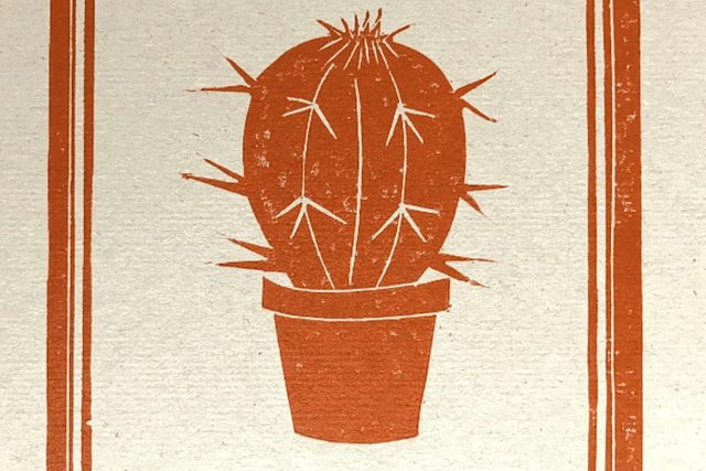 Carve lino to create art in printmaking workshop