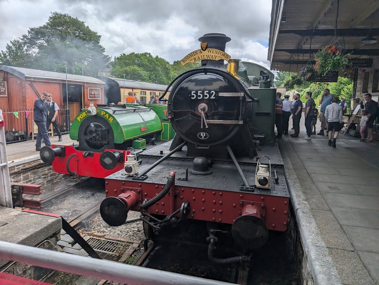 Locomotive 5552, which was lovingly restored and maintained by the railway's volunteers alongside 1919 Bagnall 0-4-0ST 'Judy'. (Picture: White Ladder Creative)