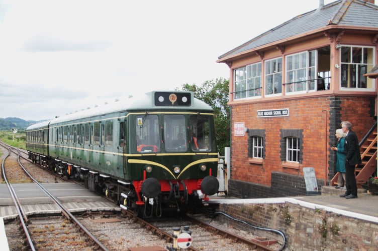 W51354, pictured here in Blue Anchor, was among a range of diesel engines taking part in the West Somerset Railway's summer gala. PHOTO: George Ody.