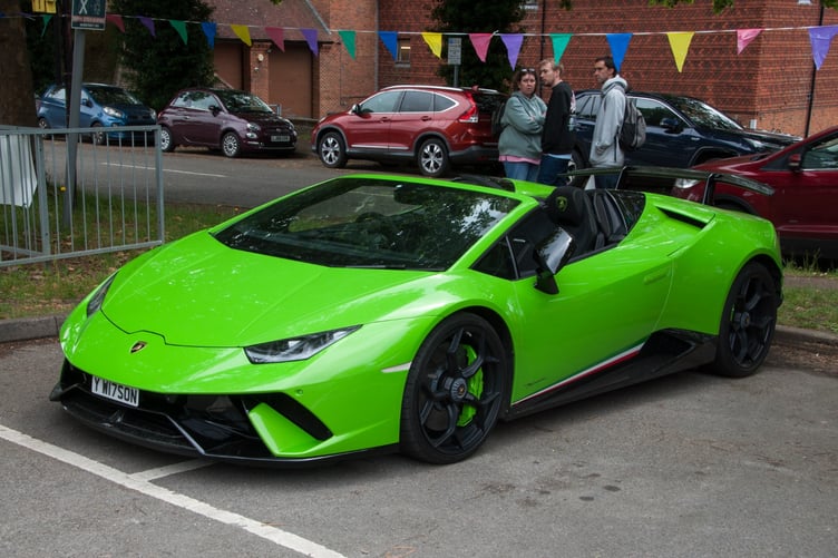 This Lamborghini Huracan Performa won the best supercar category.