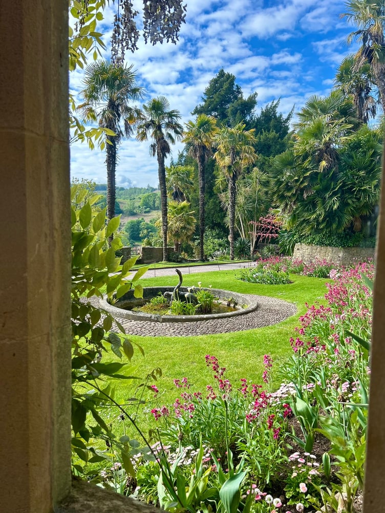 The south terrace of Dunster Castle's gardens. PHOTO:  Amy Wigglesworth.