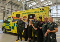 Ambulance service unveils new vehicle to celebrate Pride Month