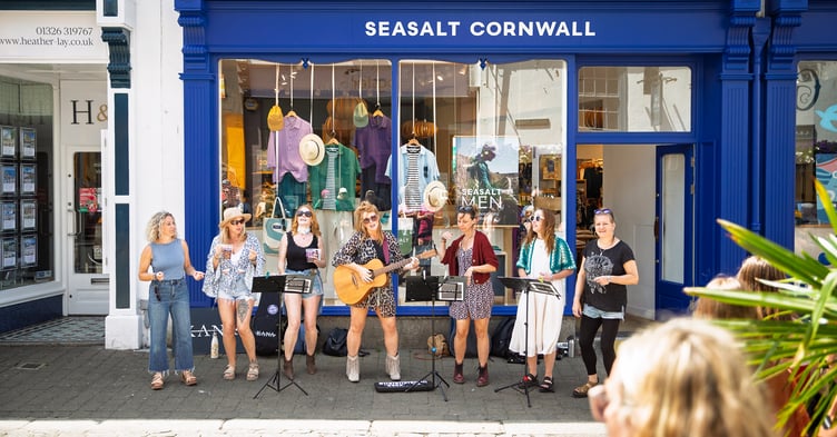 Kana outside Seasalt (Picture: Tom Warner)
