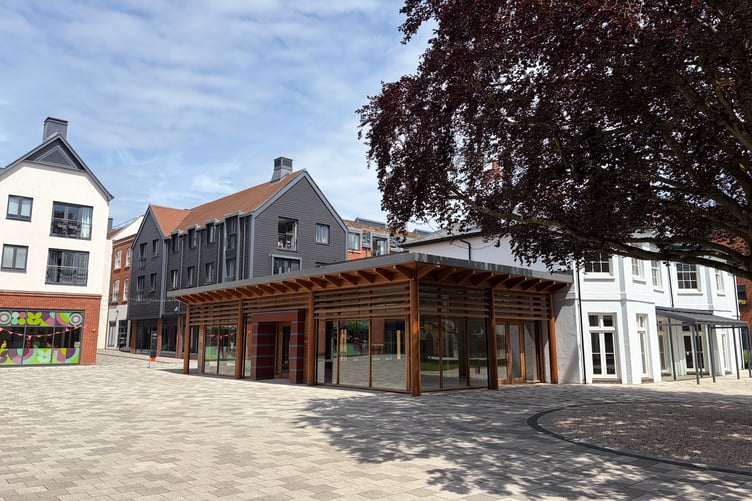 The Brightwells retail area in Farnham.