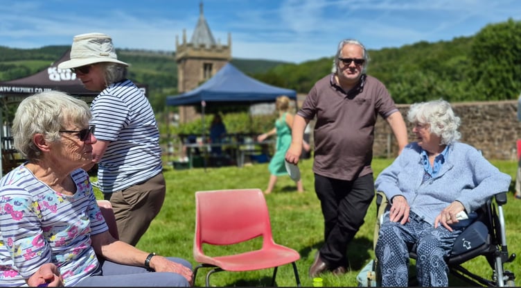 Blue skies and sunshine blessed the patronal family fun day and barbecue in Timberscombe.