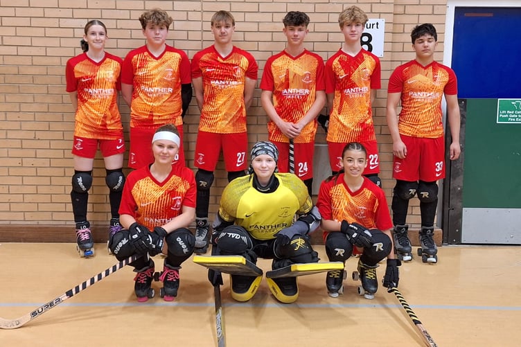 Farnham Roller Hockey Club under-17s, June 2026.